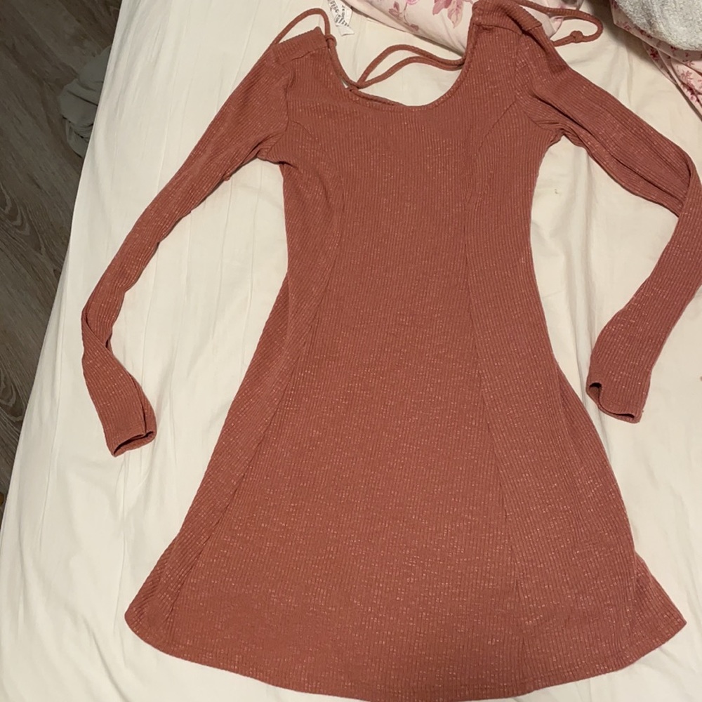 Forever 21. Size S. Form fitting. Vermilion/red shade